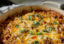 Transform Dinner with One Pot Mexican Rice Casserole – Bursting with Bold Flavors!