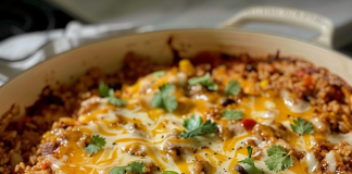 Transform Dinner with One Pot Mexican Rice Casserole – Bursting with Bold Flavors!