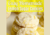 Easy Homemade Lemon Sugar Cookies