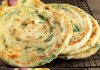 Simple Delights: Spinach and Green Onion Pan Flatbread
