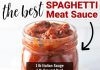Homemade Spaghetti Meat Sauce