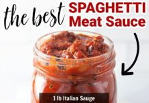 Homemade Spaghetti Meat Sauce