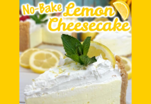 No Bake Lemon Cheesecake