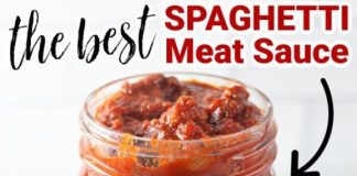 Homemade Spaghetti Meat Sauce