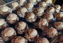 Buckeye Brownie Cookies