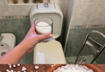 Use salt in the toilet: grandmother’s tip!