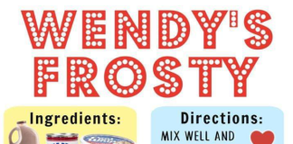 Wendy’s Frosty Recipe