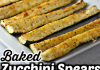 Baked Zucchini Spears