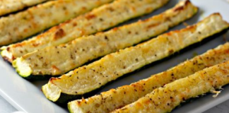 Baked Zucchini Spears