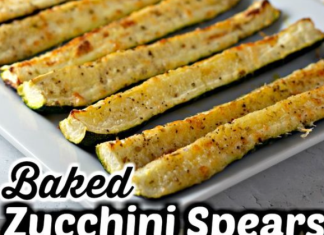 Baked Zucchini Spears