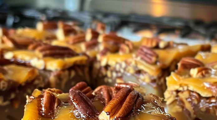 Indulge in Caramel Pecan Dream Bars – Pure Decadence!