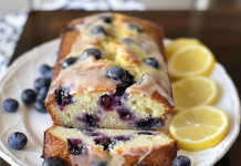 Refreshing Treat: Lemon Blueberry Bread – Perfectly Sweet and Tangy!