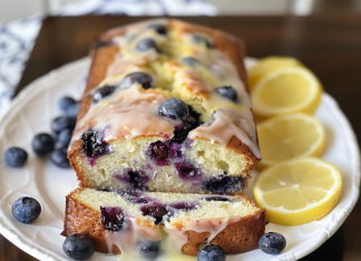 Refreshing Treat: Lemon Blueberry Bread – Perfectly Sweet and Tangy!