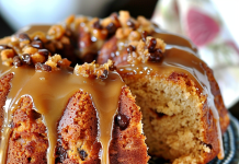 Indulge in Decadence: Brown Sugar Caramel Pound Cake – Every Bite is Bliss.