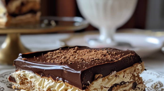 “Decadent Delight: Chocolate Eclair Cake – A Dreamy Dessert!