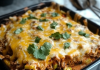 Indulge in Comfort: Creamy Burrito Casserole – A Cheesy Delight!
