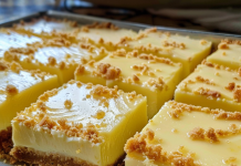 Zesty Delight: Creamy Lemon Squares!
