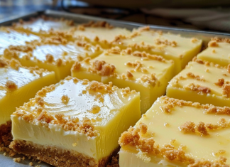 Zesty Delight: Creamy Lemon Squares!
