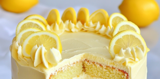 Light & Luscious: Lemon Velvet Cake – A Slice of Citrus Heaven!