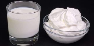 One glass of milk becomes whipped cream. Ten Minutes Homemade Recipe without Sugar Needed