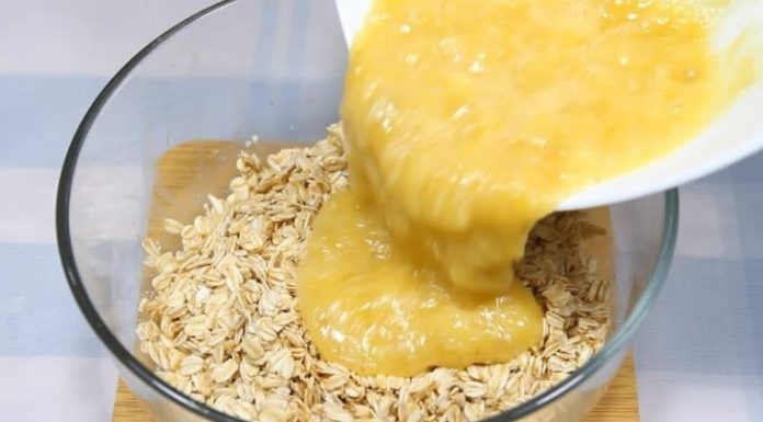 Sugar-Free Apple Banana Oatmeal Pancakes