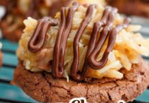 German Chocolate Cookies