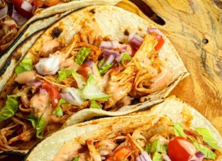 Crock Pot Chicken Tacos