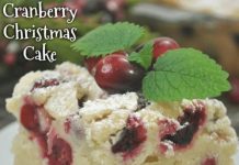 Cranberry Christmas Cake