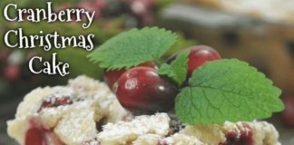 Cranberry Christmas Cake