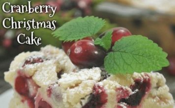 Cranberry Christmas Cake