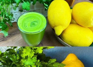 Parsley and Lemon Juice: Relieve Swelling and Remove Excess Fluid from the Body