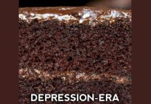 Chocolate Depression Cake