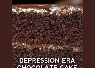 Chocolate Depression Cake