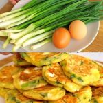 Boiled Egg and Spring Onion Flatbreads with Yogurt Sauce