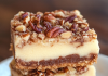 Decadent Delight: Pecan Cheesecake Squares – Nutty and Creamy Perfection!
