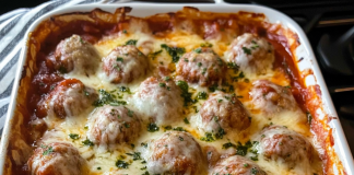 Hearty and Homestyle: Meatball Casserole – A Comfort Food Classic!