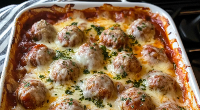 Hearty and Homestyle: Meatball Casserole – A Comfort Food Classic!