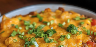 Hearty Feast: Cowboy Casserole – A Bold, Flavor-Packed Dinner!