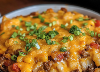 Hearty Feast: Cowboy Casserole – A Bold, Flavor-Packed Dinner!