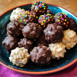 Chocolate Delight: Rice Krispie Balls – A Crunchy, Sweet Treat!