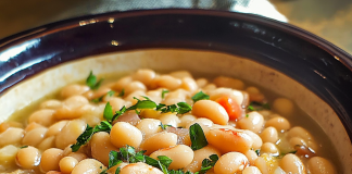 Comfort in Every Bite: Savory Slow-Cooked Northern Beans – Perfectly Seasoned!