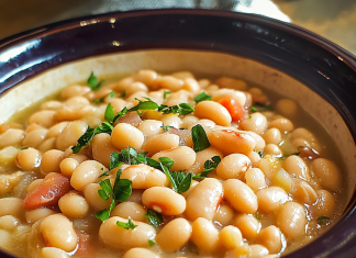Comfort in Every Bite: Savory Slow-Cooked Northern Beans – Perfectly Seasoned!