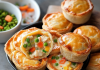 Comfort in Every Bite: Mini Chicken Pot Pies – Perfectly Portioned Delights!