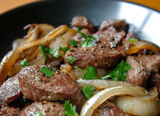 Traditional Taste: Beef Liver and Onions – A Rich and Savory Classic!