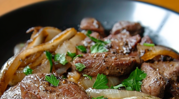 Traditional Taste: Beef Liver and Onions – A Rich and Savory Classic!