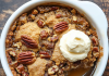 Double Delight: Pecan Pie Cobbler – A Rich Fusion of Classic Flavors!