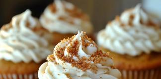 Fall in a Cupcake: Pumpkin Pie Cupcakes – Perfectly Spiced and Irresistibly Sweet!