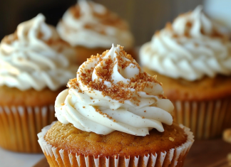 Fall in a Cupcake: Pumpkin Pie Cupcakes – Perfectly Spiced and Irresistibly Sweet!