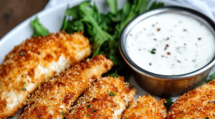 Crunchy & Cheesy: Baked Parmesan Chicken Tenders – Irresistibly Tasty!