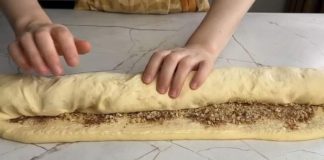 Soft and Fluffy Cinnamon-Walnut Rolls with Cream Cheese Frosting